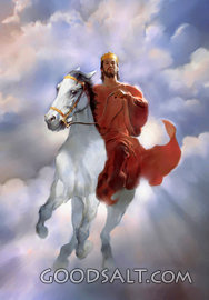 When Jesus comes in his glory