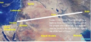 A highway from Assyria